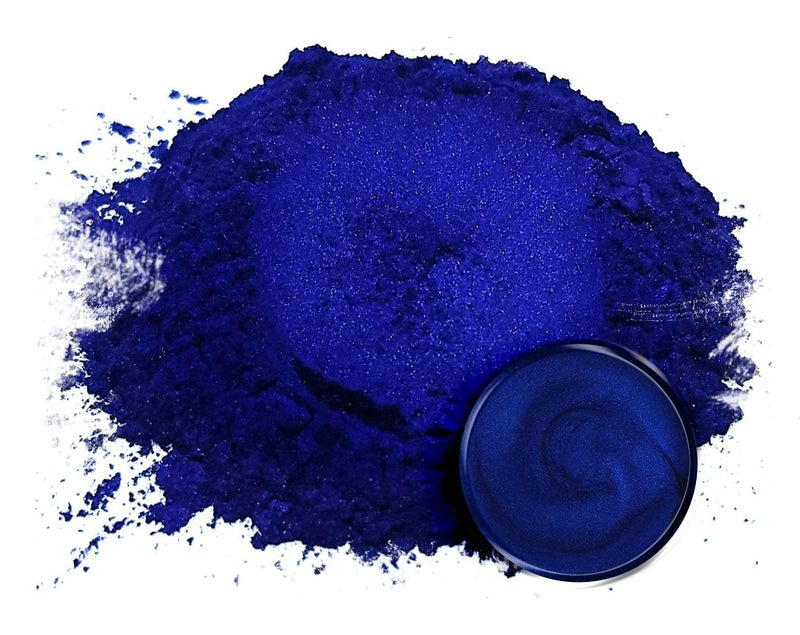 Eye Candy Pigments Premium Blue Mica Powder - Nokon Blue (25gr) - for Epoxy, Resin, Soap, Paint, Woodworking, Acrylic Pouring, Bath Bombs, Fishing Lures - DIY Arts and Crafts Additive - Image 2